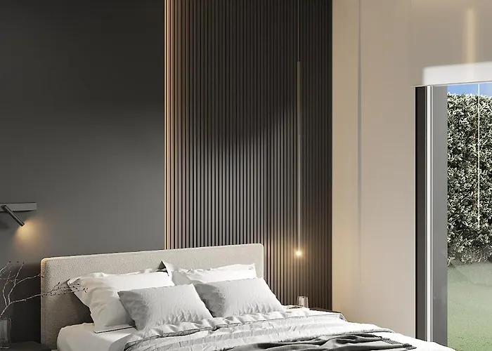 2br Luxurious Designer - Azulis1 - Garden - Free Parking דירה אולביה